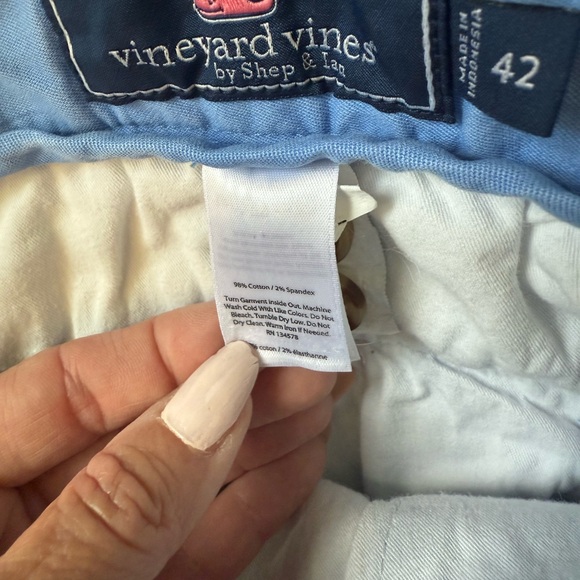 Vineyard vines blue men’s chino shorts size 42 - Picture 2 of 4